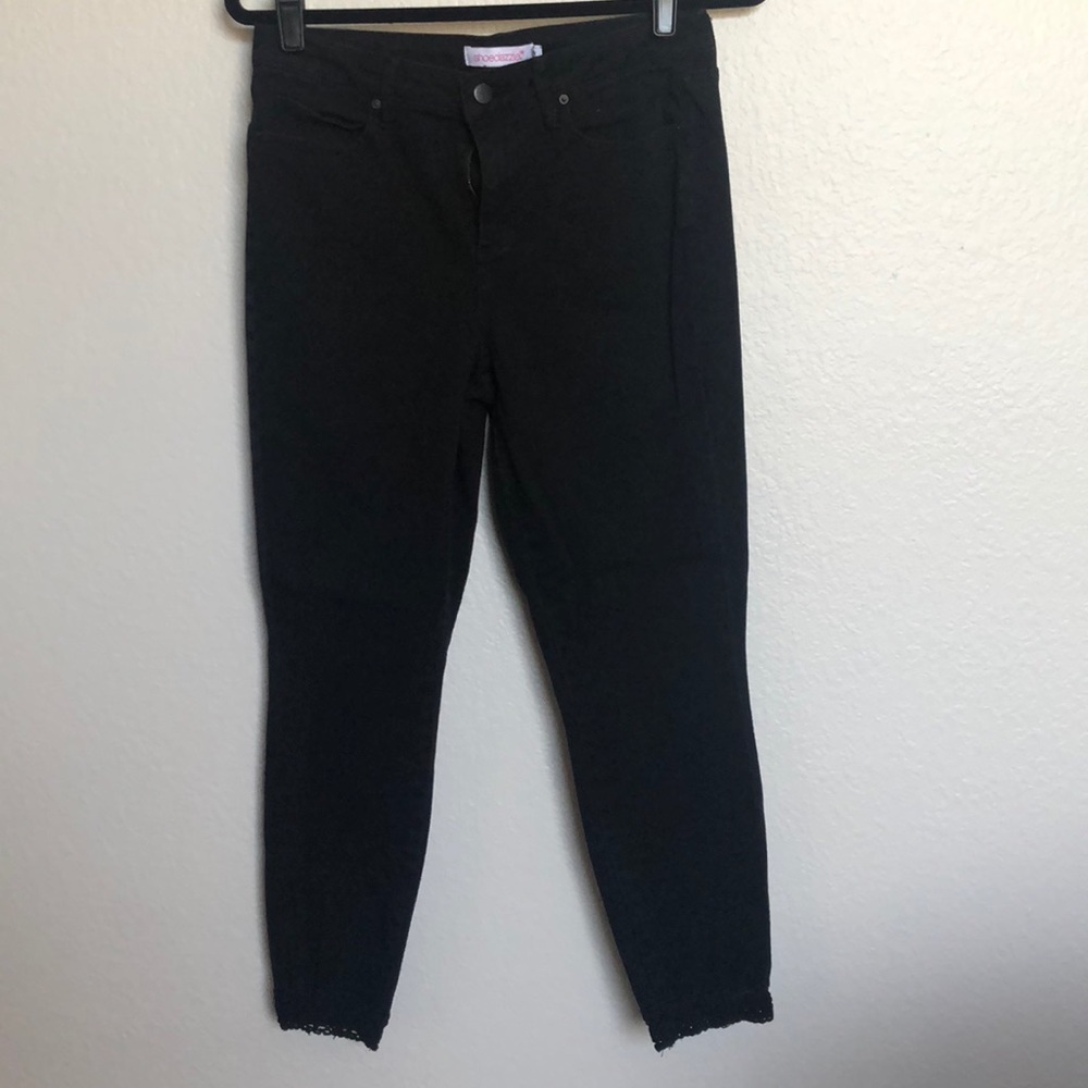 Black Ankle Length Jeans
